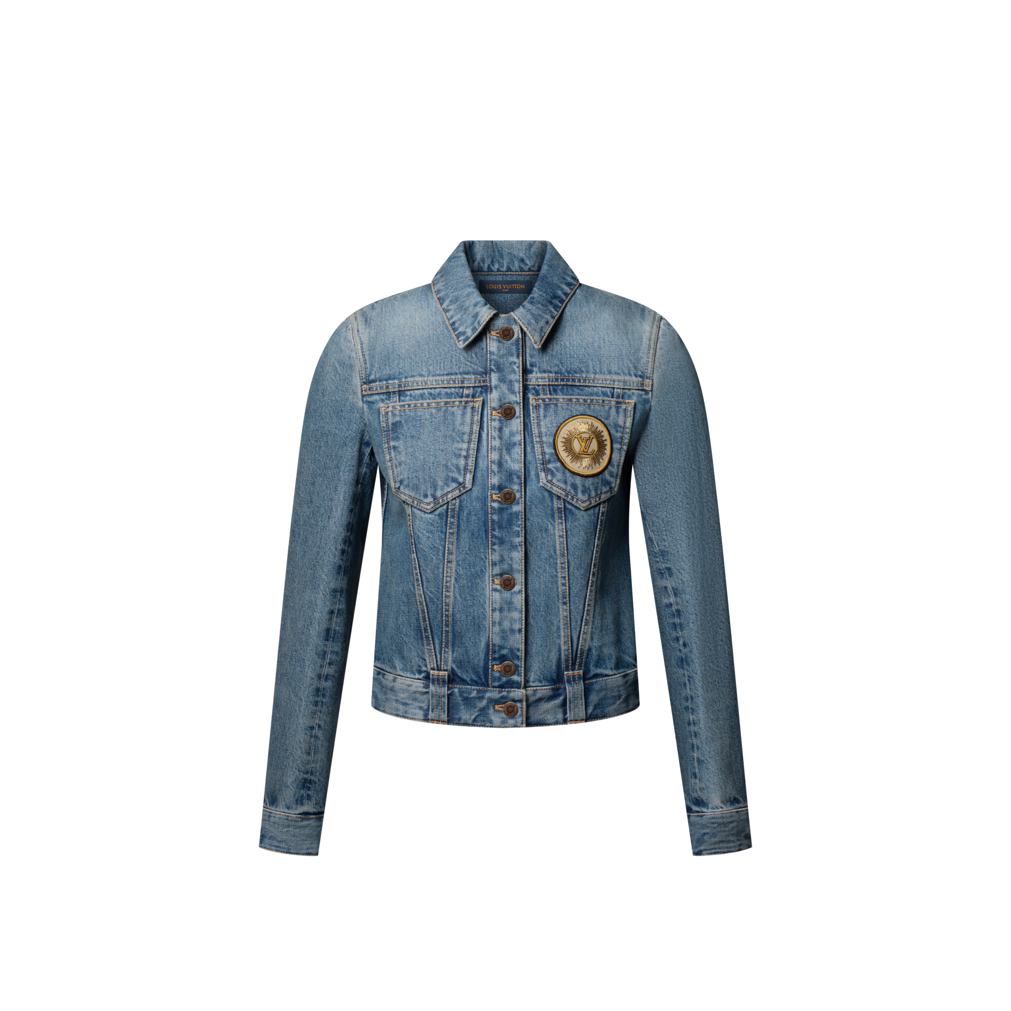 LV Patch Denim Jacket
  in Women