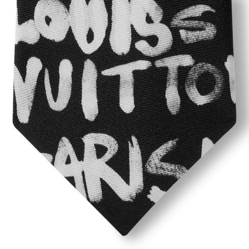 LV Scribble Tie . in Men's Accessories Ties and Pocket Squares collections by Louis Vuitton (Product zoom)