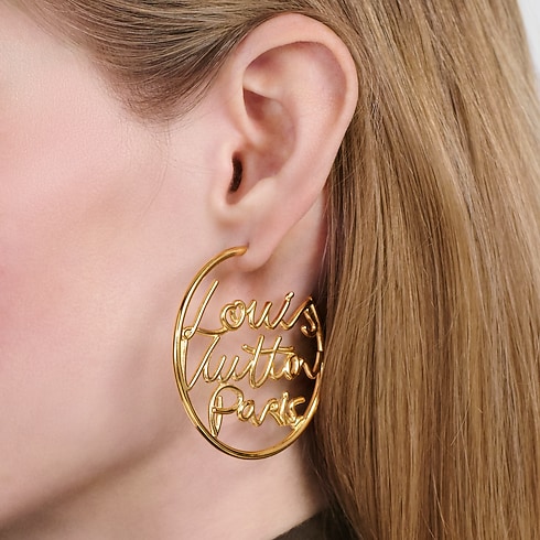 LV Script Earrings . in Women's Fashion Jewellery All Fashion Jewellery collections by Louis Vuitton (Product zoom)