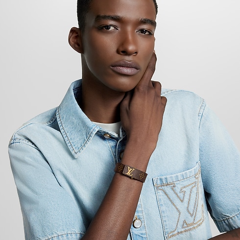 LV Slim Bracelet Monogram in Men's Fashion Jewellery Bracelets for Men collections by Louis Vuitton (Product zoom)