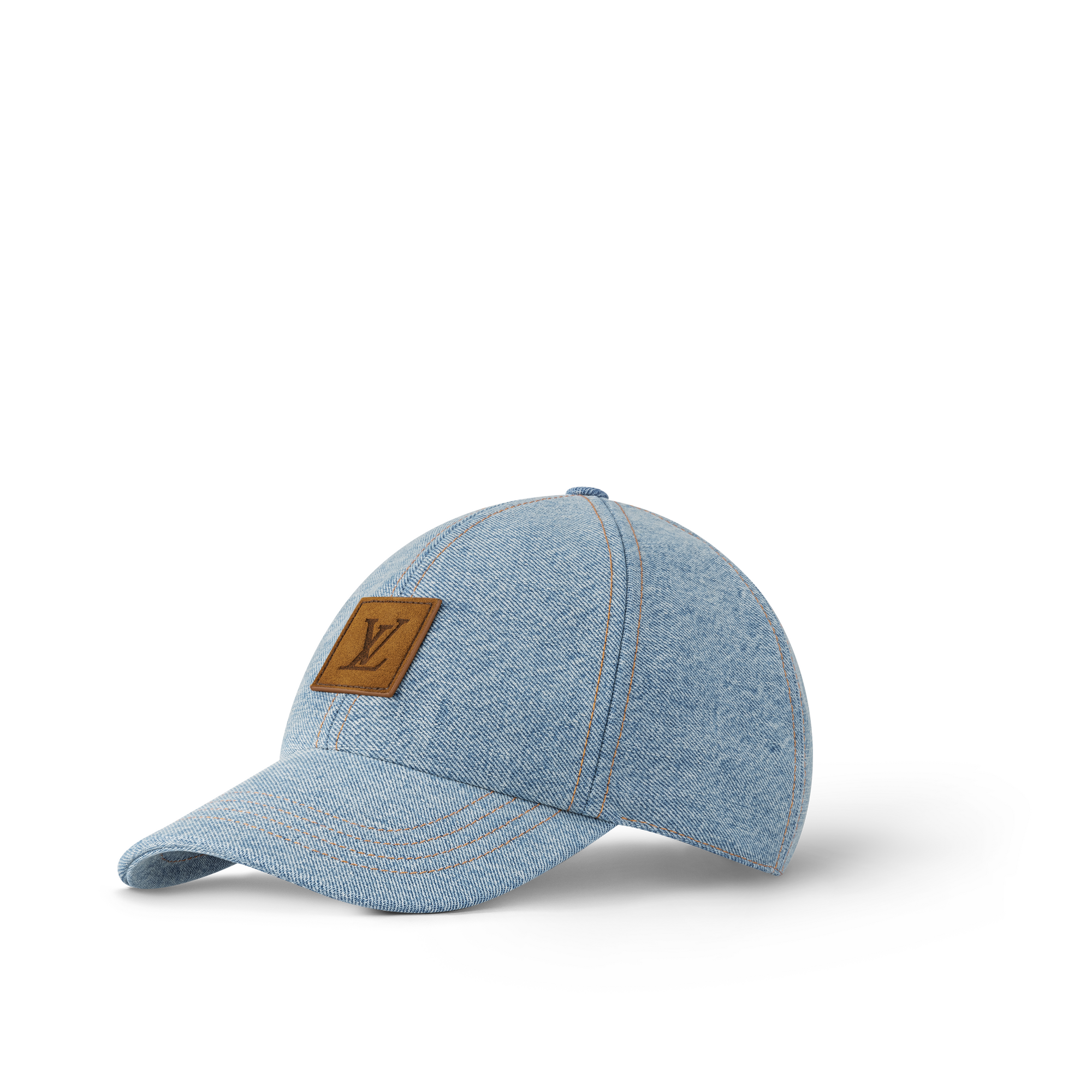 LV Staples Denim Cap . in Men