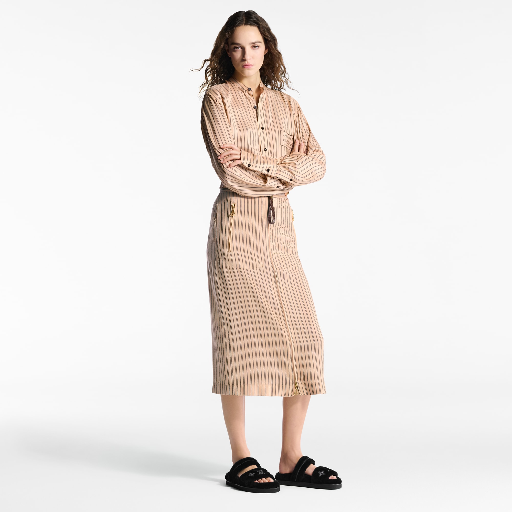 LV Sunset Flat Comfort Mule  in Women
