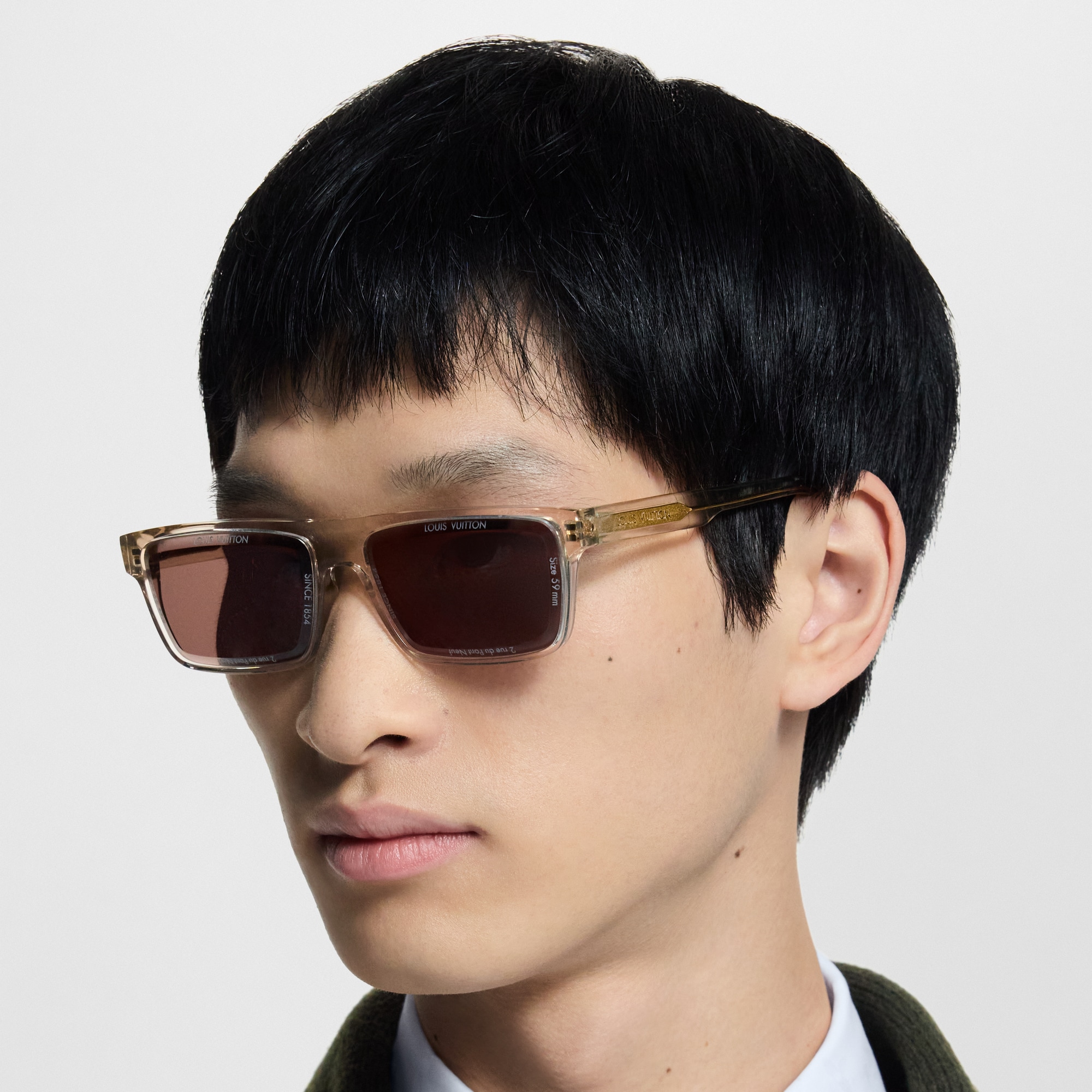 LV Super Vision Daily Low Square Sunglasses . in Men