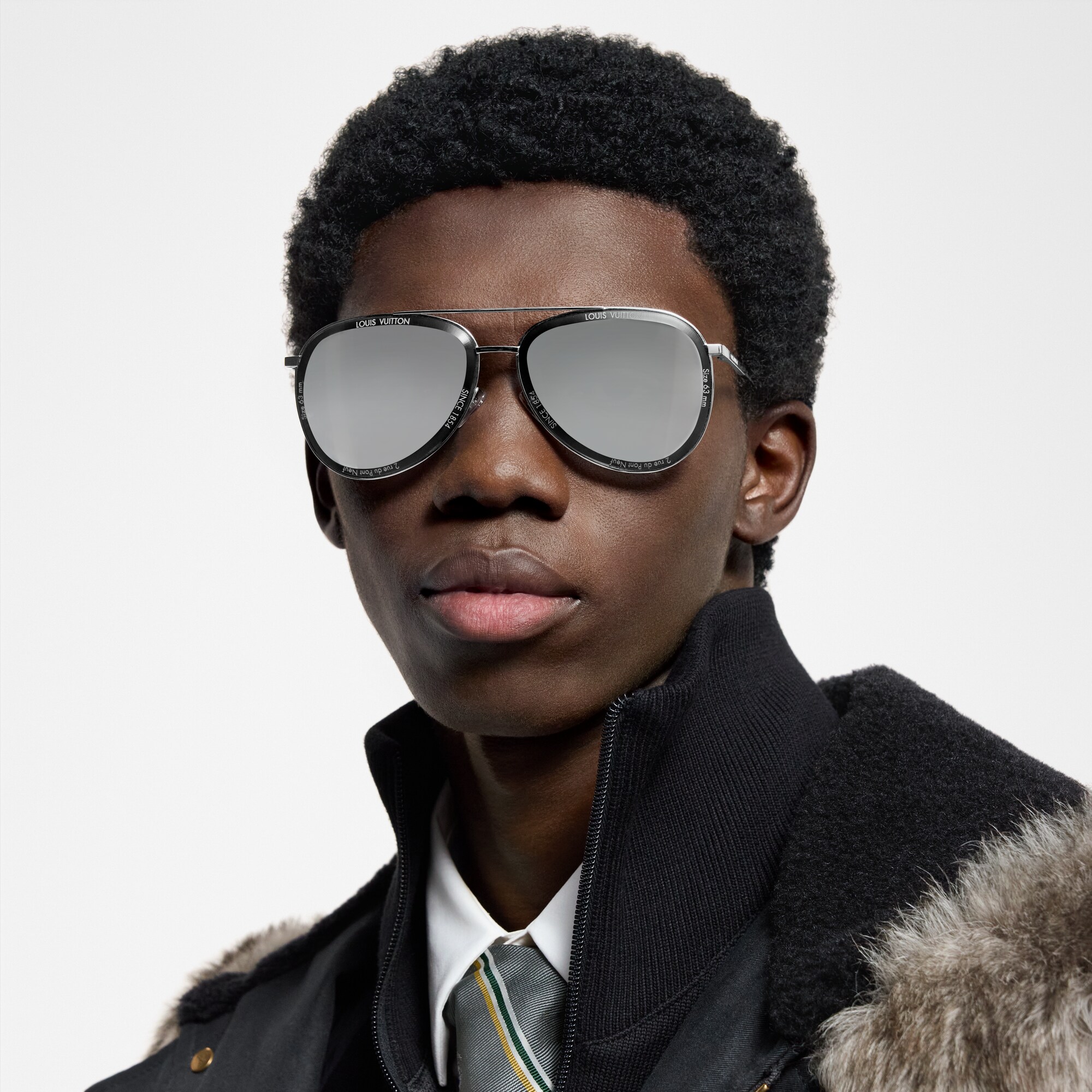 LV Super Vision Metal Pilot Sunglasses . in Men
