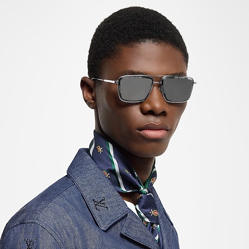 LV Super Vision Metal Square Sunglasses . in Men's Accessories Sunglasses collections by Louis Vuitton (Product zoom)