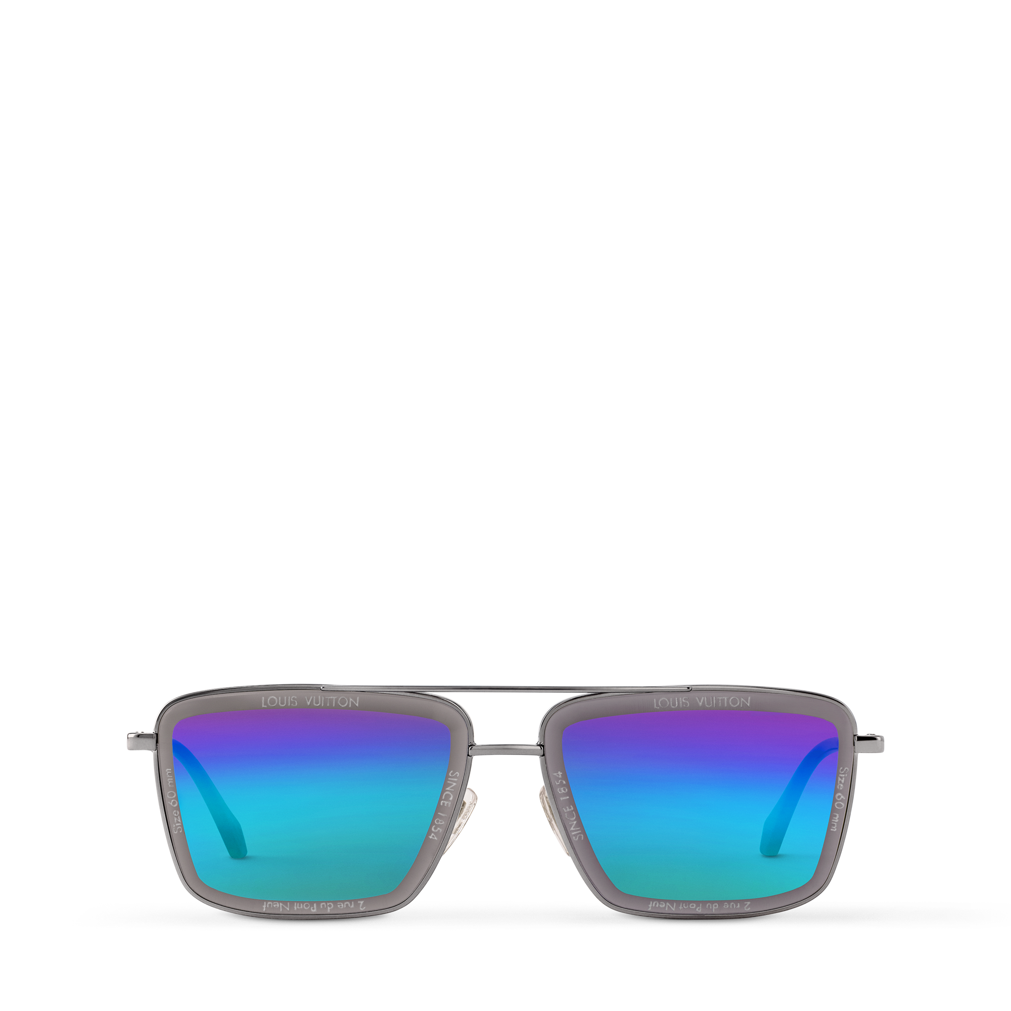 LV Super Vision Metal Square Sunglasses . in Men