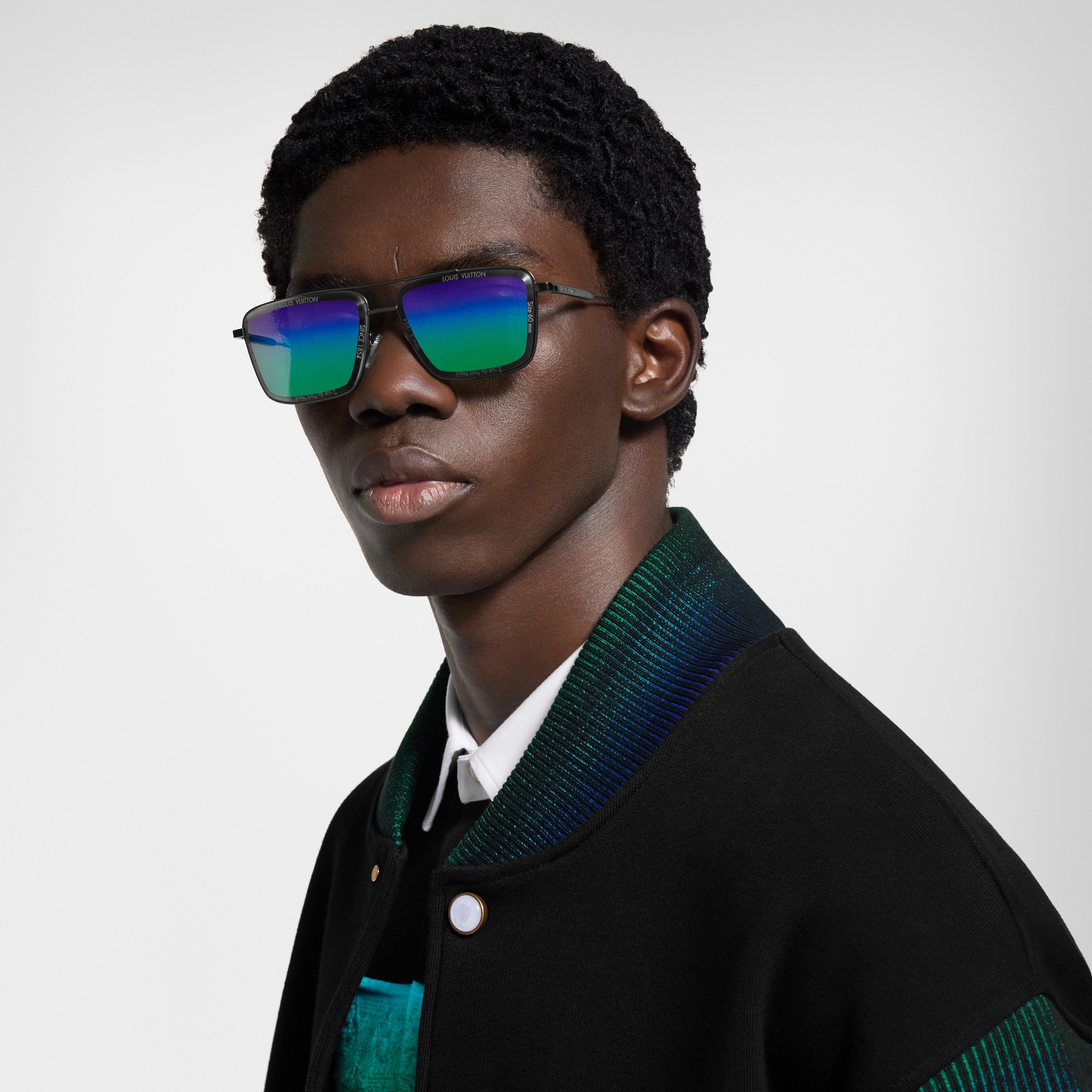 LV Super Vision Metal Square Sunglasses . in Men