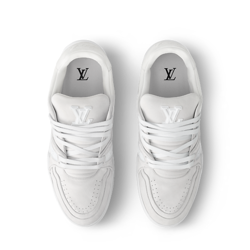 LV Trainer Distressed Sneaker in Men's Shoes Sneakers collections by Louis Vuitton (Product zoom)