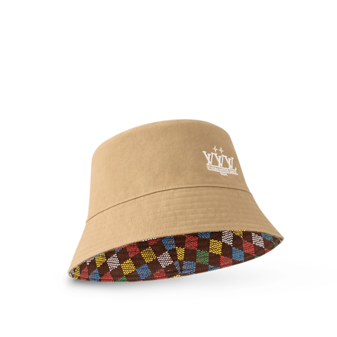 LV Vers Damier Reversible Bucket Hat . in Men's Accessories Hats, Beanies and Gloves collections by Louis Vuitton (Product zoom)