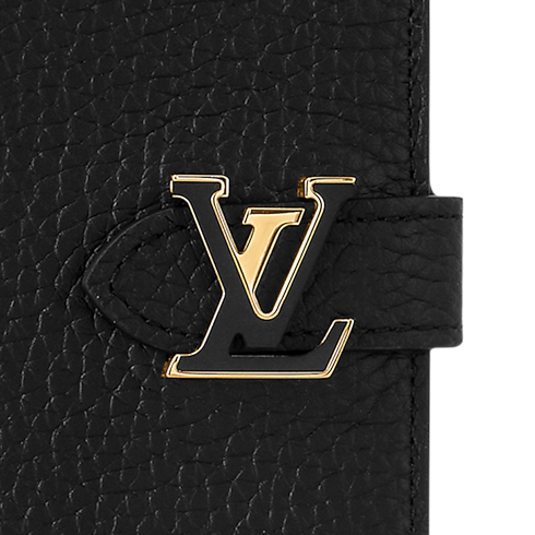 LV Vertical Compact Wallet Capucines in Women's Wallets and Small Leather Goods All Wallets and Small Leather Goods collections by Louis Vuitton (Product zoom)