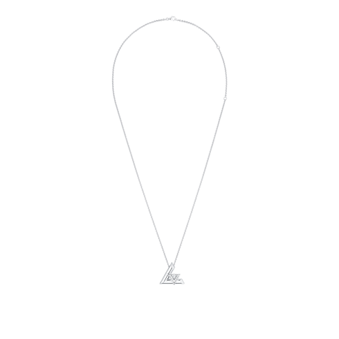 LV Volt One Large Pendant, White Gold And Diamond in Jewellery's Categories All Fine Jewellery collections by Louis Vuitton (Product zoom)