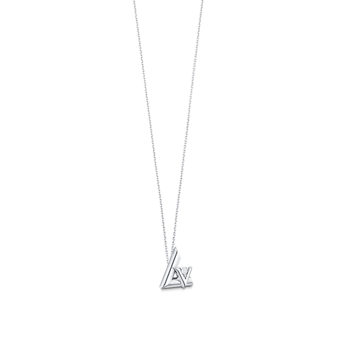 LV Volt One Large Pendant, White Gold And Diamond in Jewellery's Categories All Fine Jewellery collections by Louis Vuitton (Product zoom)