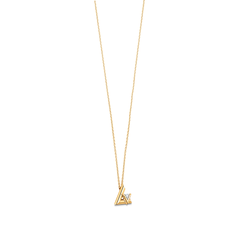 LV Volt One Small Pendant, Yellow Gold And Diamond in Jewellery's Categories All Fine Jewellery collections by Louis Vuitton (Product zoom)