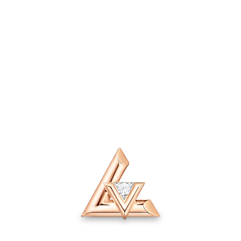 LV Volt One Stud, Pink Gold And Diamond - Per Unit in Jewellery's Categories All Fine Jewellery collections by Louis Vuitton (Product zoom)