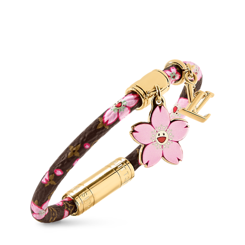 LV x TM Cherry Blossom Bracelet Other Leathers in Women's Fashion Jewellery Bracelets collections by Louis Vuitton (Product zoom)