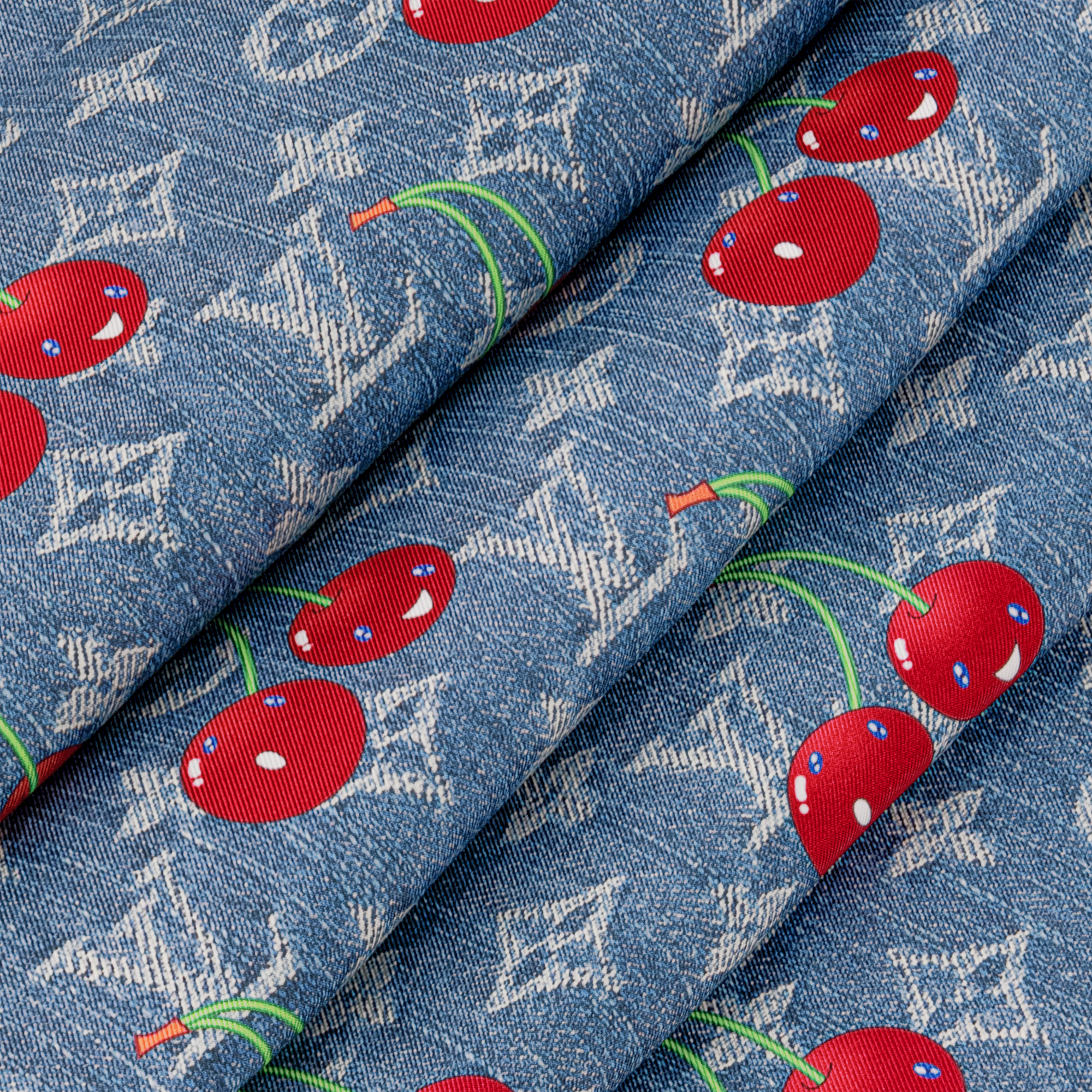 LV x TM Denim Cerise Square 90 . in Women