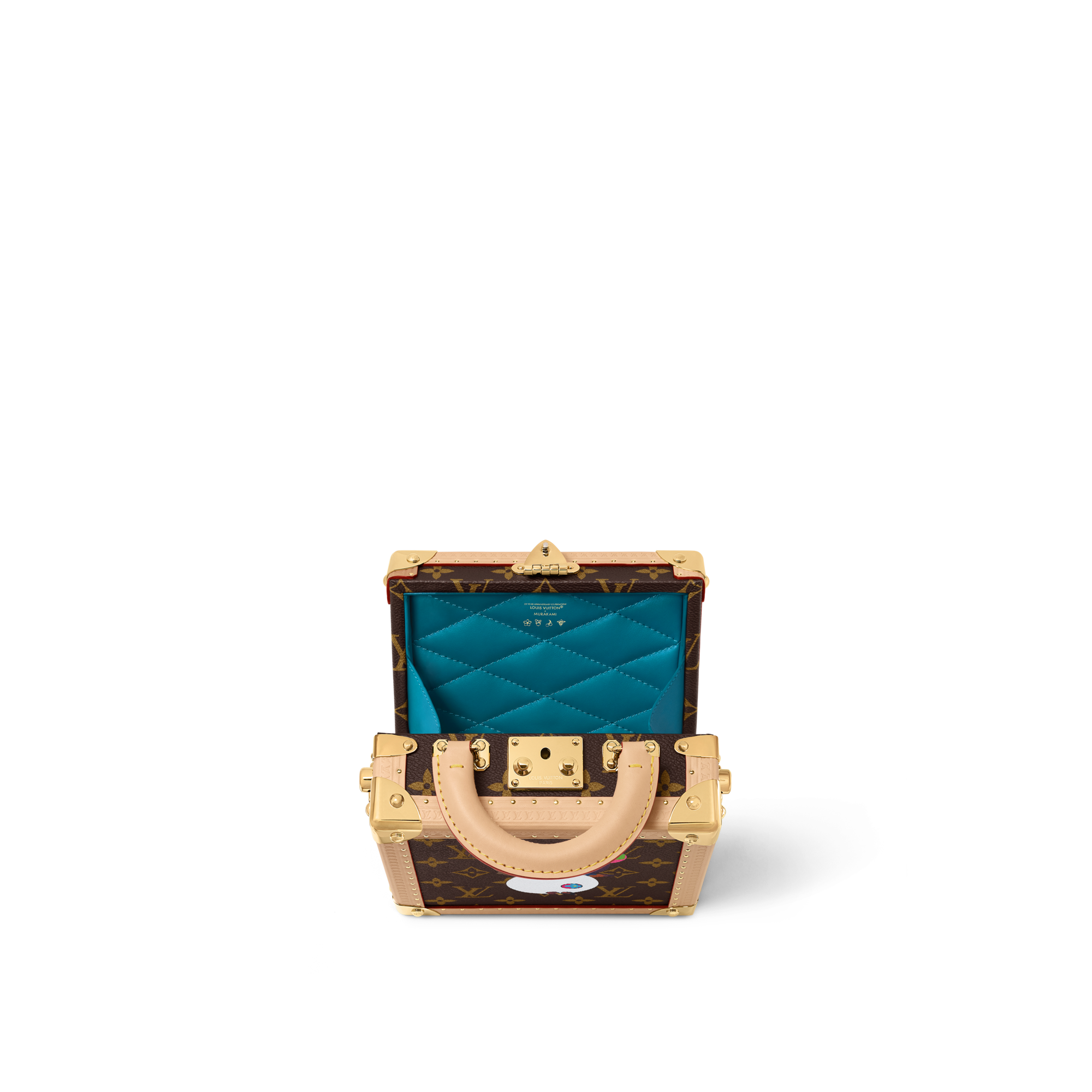 LV x TM Mini Square Trunk Other Monogram Canvas in Trunks, Travel and Home