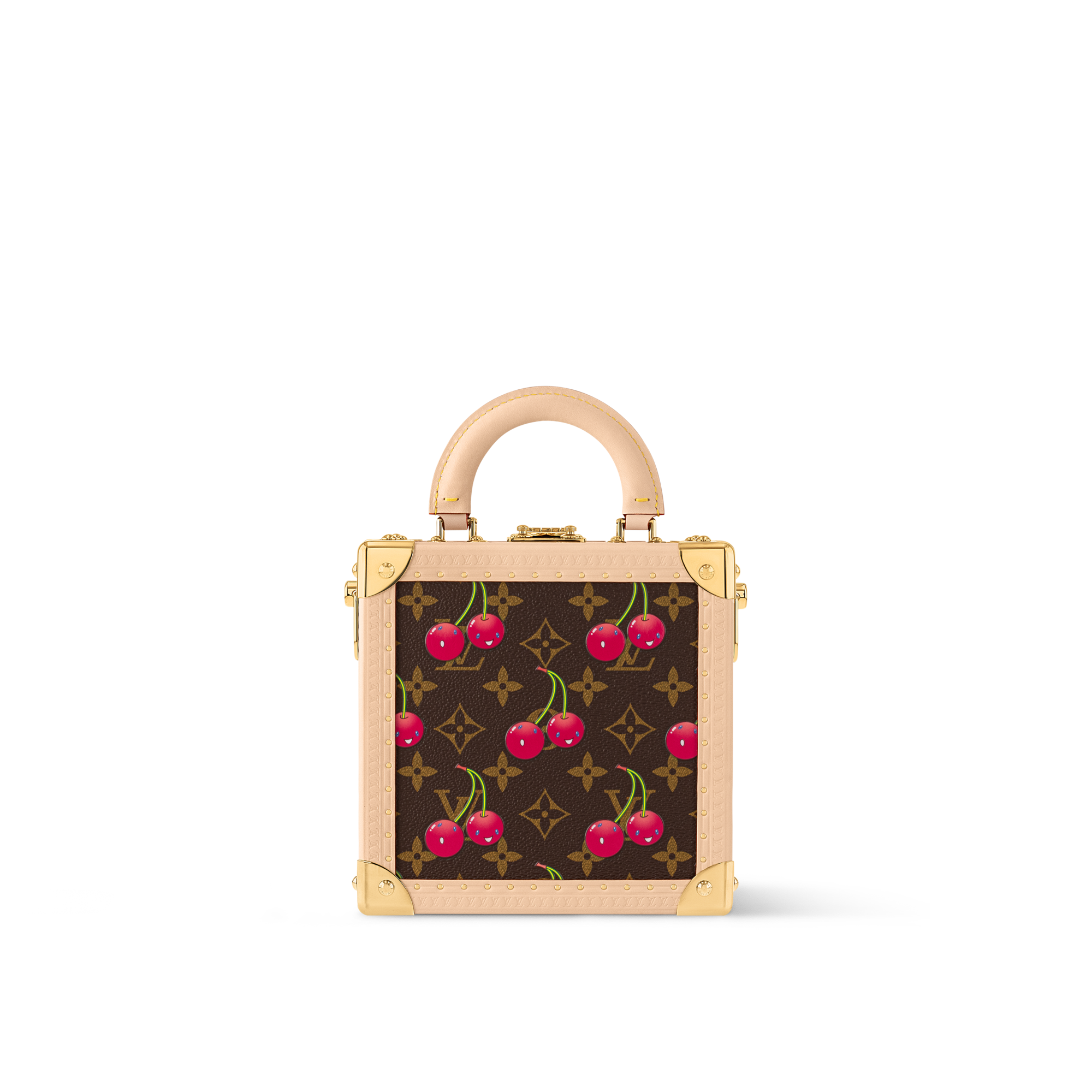 LV x TM Mini Square Trunk Cherry  Other Monogram Canvas in Trunks, Travel and Home