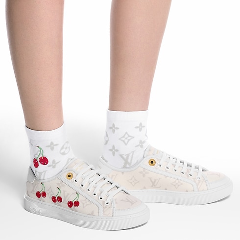 LV x TM Monogram Cerise Socks . in Women's Accessories Hats and Gloves collections by Louis Vuitton (Product zoom)