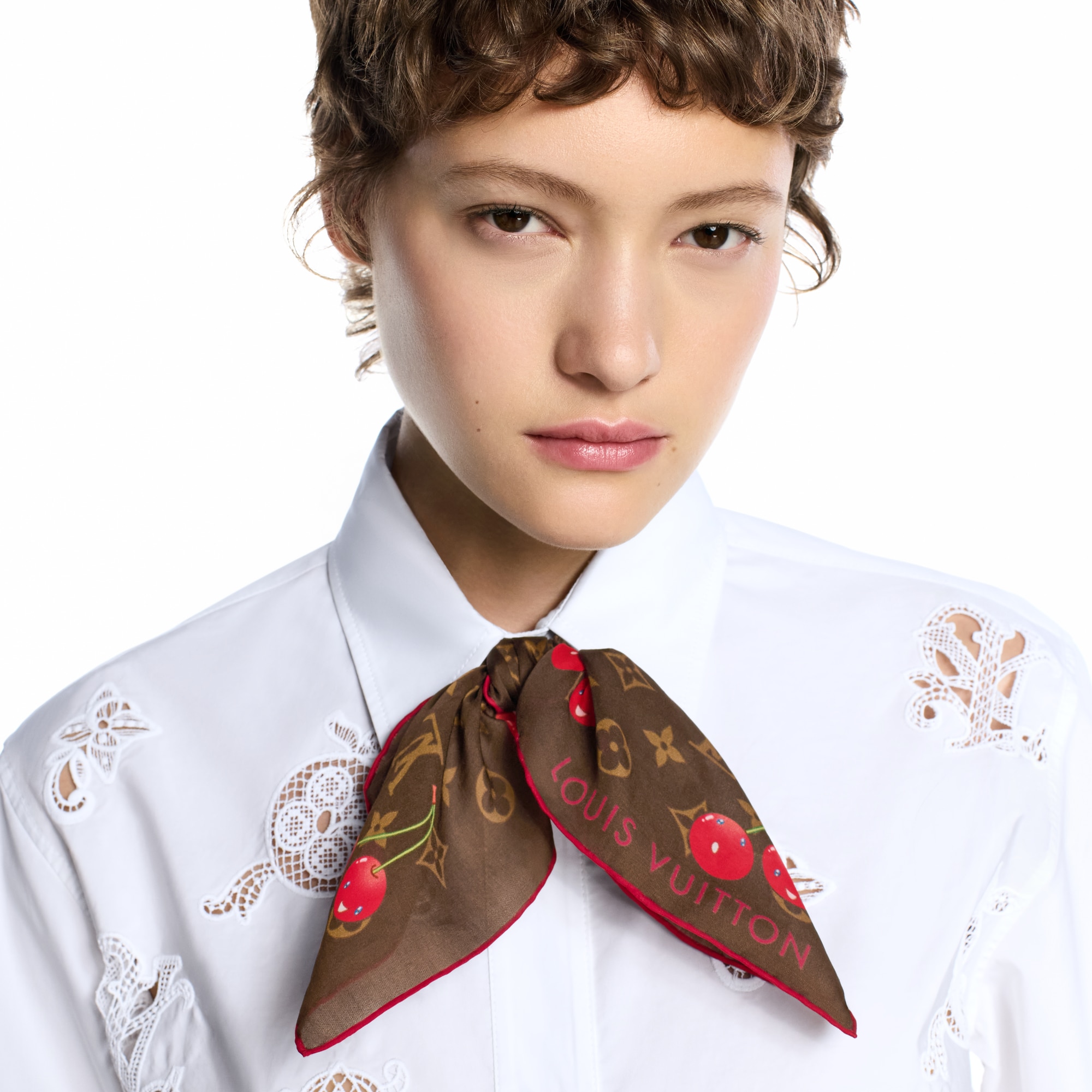 LV x TM Monogram Cerise Square 55 . in Women