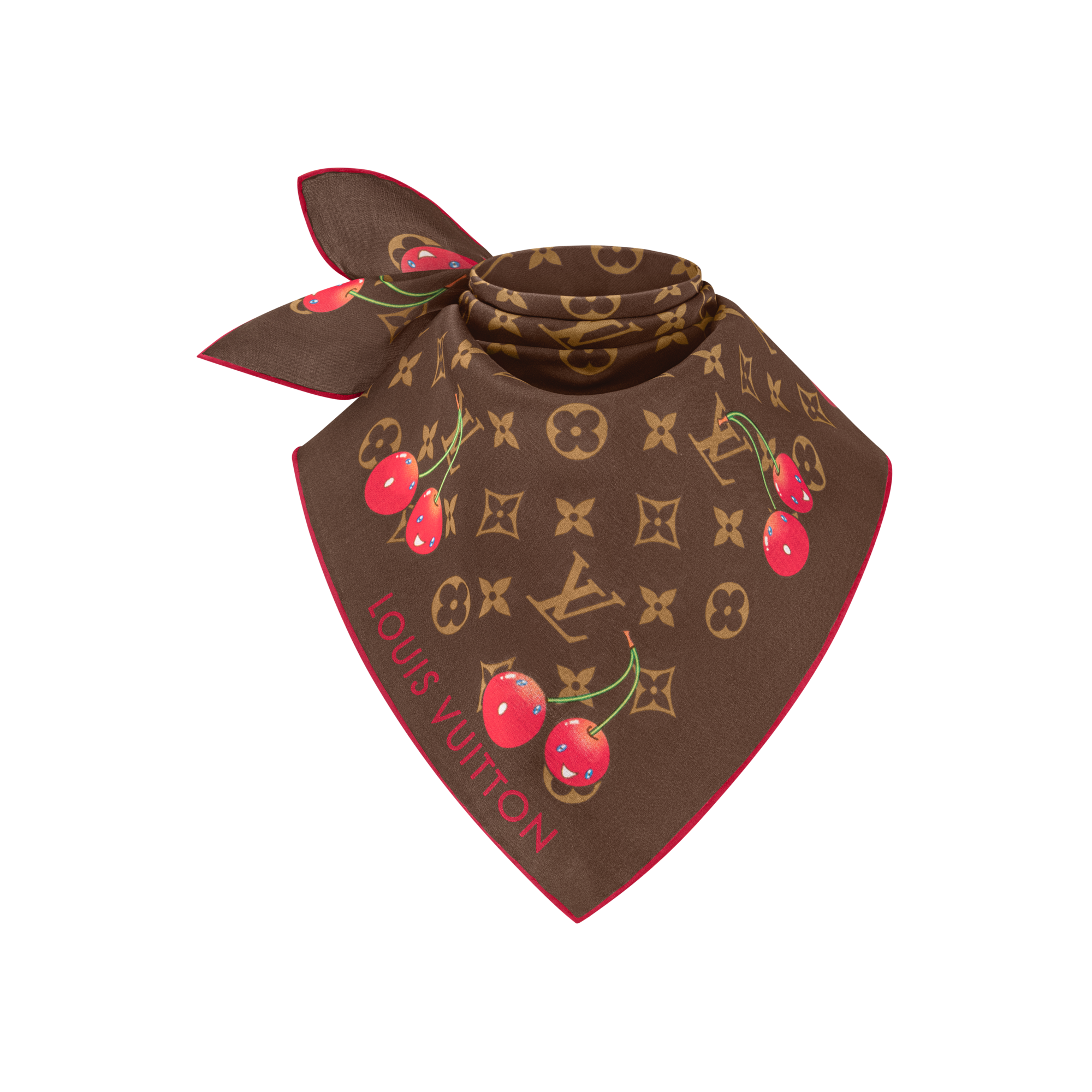 LV x TM Monogram Cerise Square 55 . in Women