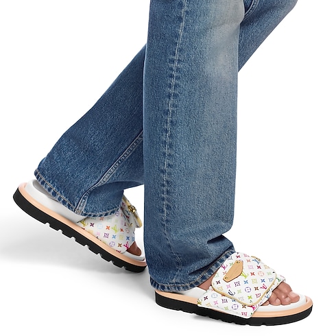 LV x TM Pool Pillow Flat Comfort Mule in Women's Shoes Mules and Slides collections by Louis Vuitton (Product zoom)