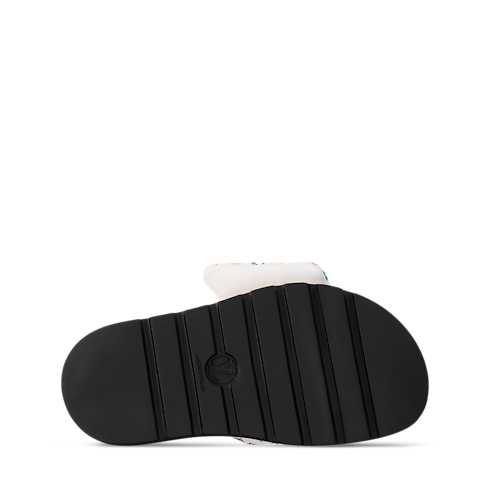 LV x TM Pool Pillow Flat Comfort Mule in Women's Shoes Mules and Slides collections by Louis Vuitton (Product zoom)