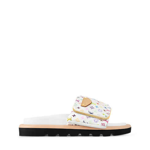 LV x TM Pool Pillow Flat Comfort Mule in Women's Shoes Mules and Slides collections by Louis Vuitton (Product zoom)