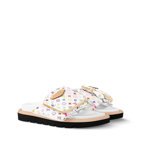 LV x TM Pool Pillow Flat Comfort Mule in Women's Shoes Mules and Slides collections by Louis Vuitton (Product zoom)