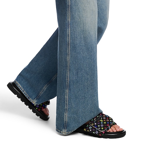 LV x TM Pool Pillow Flat Comfort Mule in Women's Shoes Mules and Slides collections by Louis Vuitton (Product zoom)