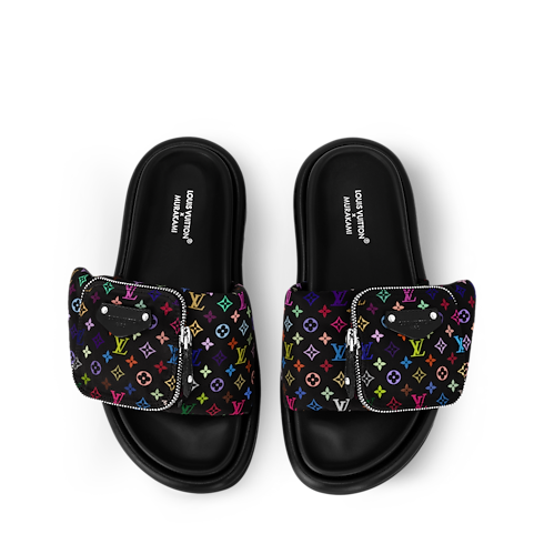 LV x TM Pool Pillow Flat Comfort Mule in Women's Shoes Mules and Slides collections by Louis Vuitton (Product zoom)