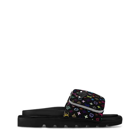 LV x TM Pool Pillow Flat Comfort Mule in Women's Shoes Mules and Slides collections by Louis Vuitton (Product zoom)