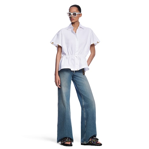 LV x TM Pool Pillow Flat Comfort Mule in Women's Shoes Mules and Slides collections by Louis Vuitton (Product zoom)