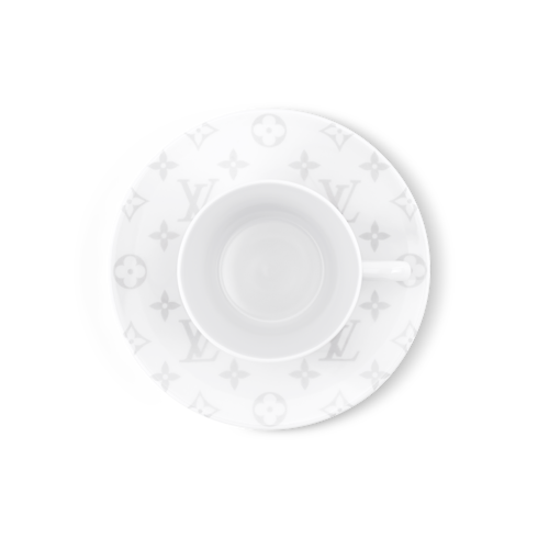 LV x TM Set of 2 Coffee Cups and Saucers Monogram Cerises in Trunks, Travel and Home's Home and Art of Dining Art of Dining collections by Louis Vuitton (Product zoom)