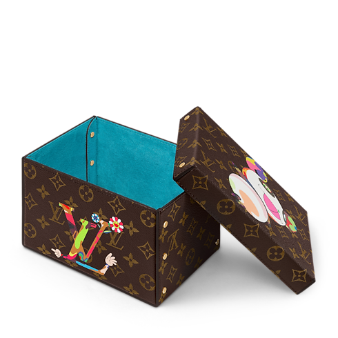 LV x TM Superflat Characters Cardboard Box in Trunks, Travel and Home's Books and Stationery Hard Cover Books collections by Louis Vuitton (Product zoom)