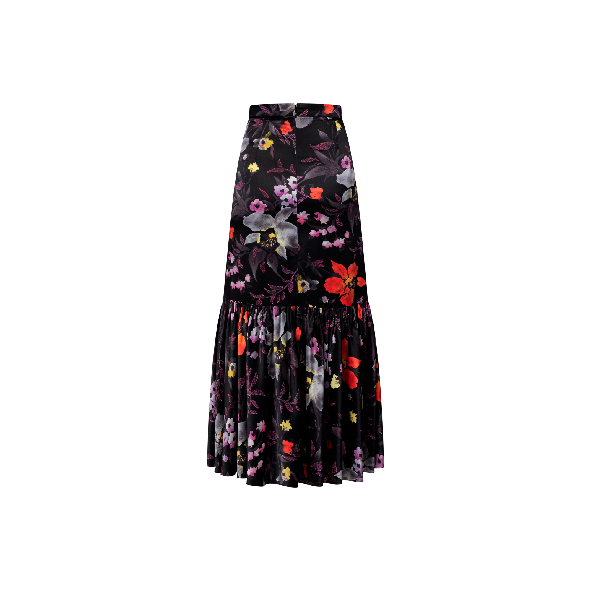 Maxi Skirt W/ Dropped Hem Dtl  in Women