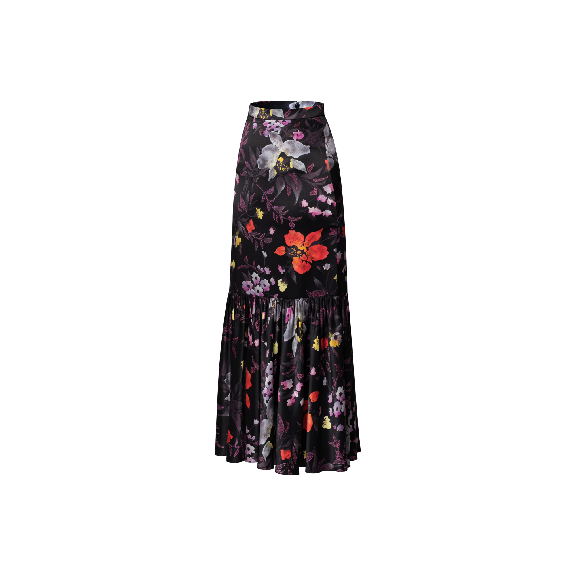 Maxi Skirt W/ Dropped Hem Dtl  in Women