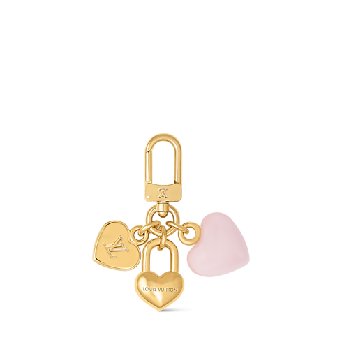 Micro Charms LV Heart Key Holder . in Women's Accessories Key Holders and Bag Charms collections by Louis Vuitton (Product zoom)