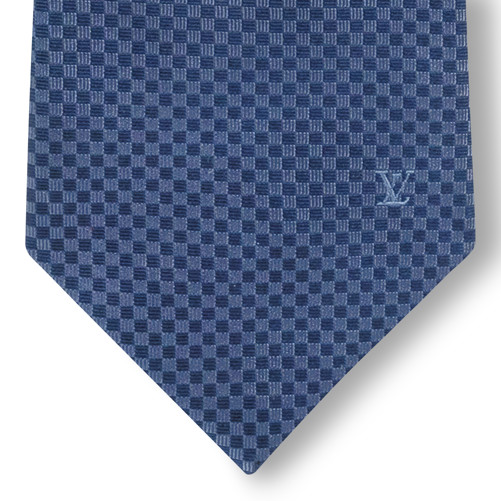 Micro Damier Tie . in Men