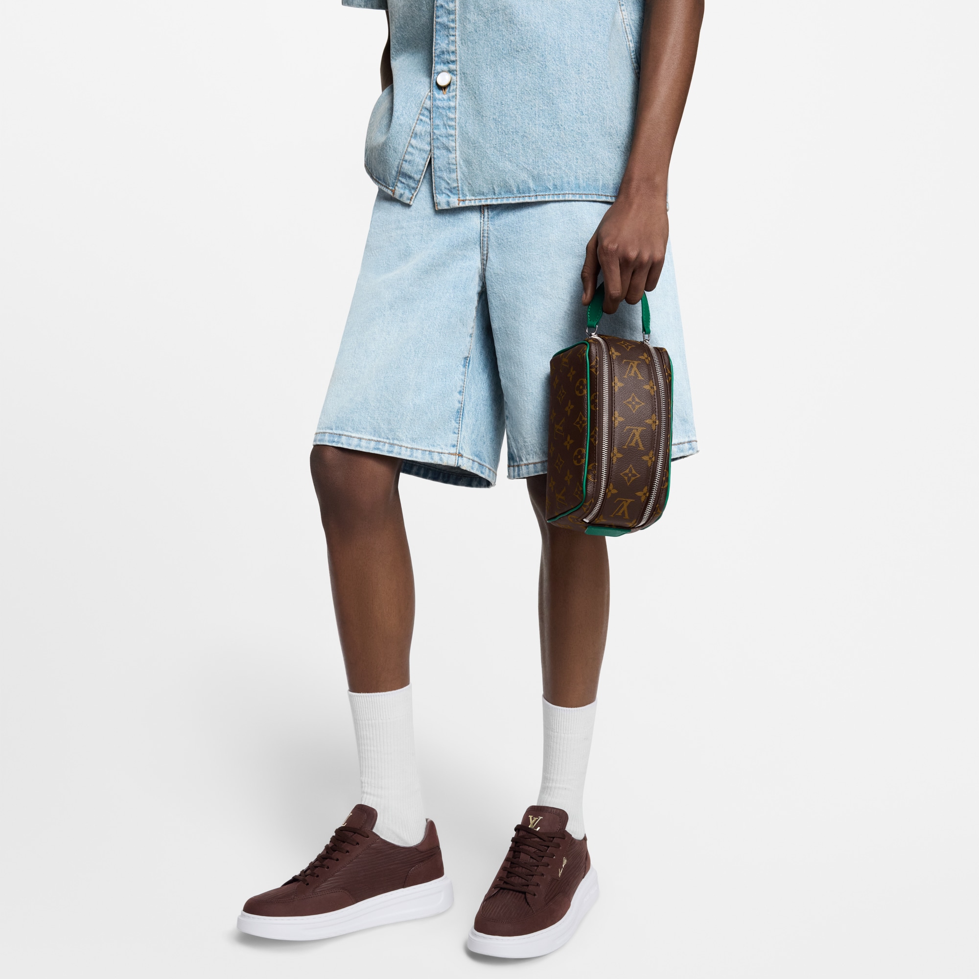 Mini Dopp Kit Monogram Macassar in Men