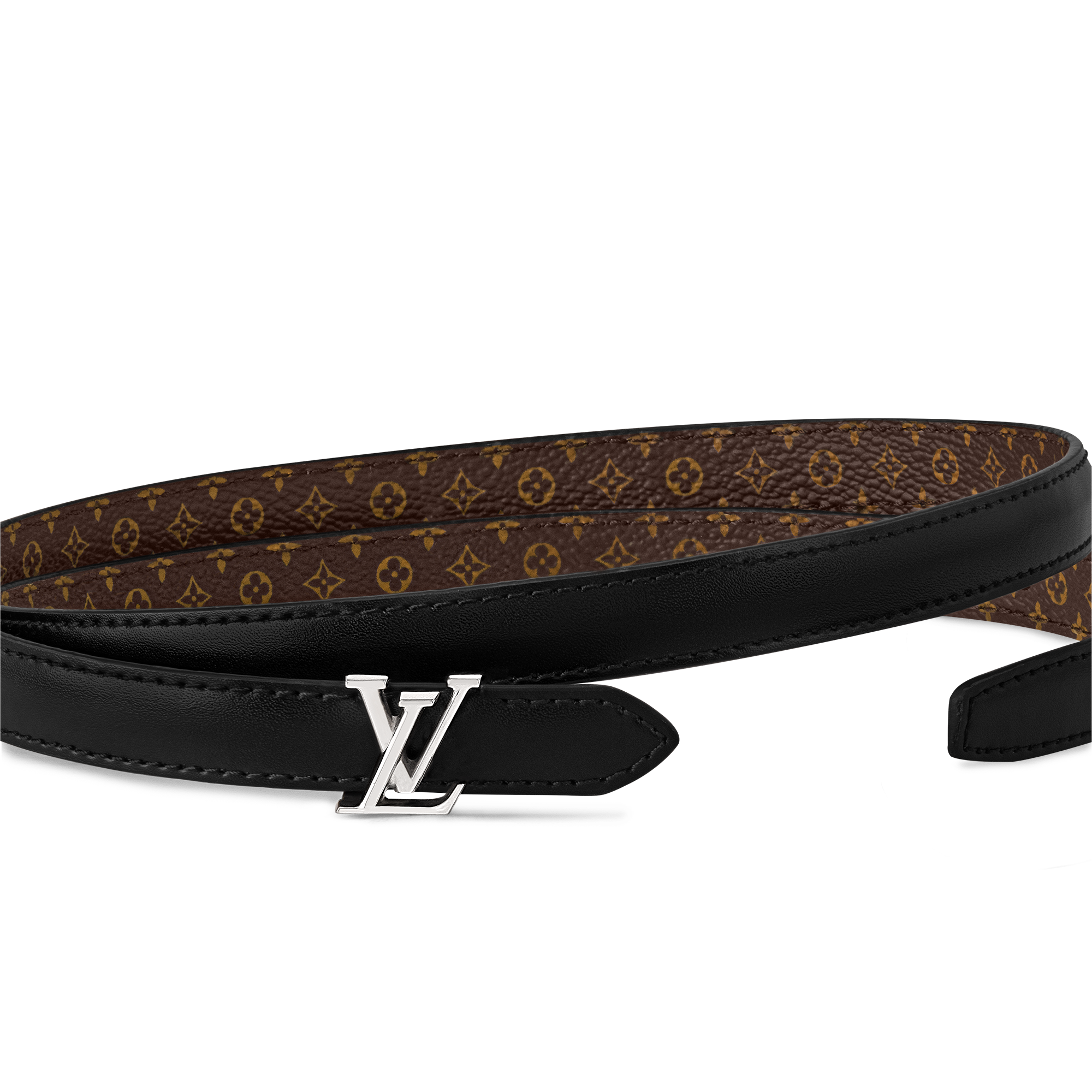 Mini LV 15mm Reversible Belt  in Women