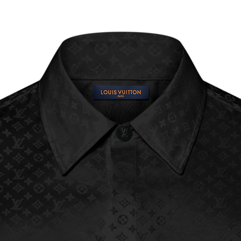 Mini Monogram Silk Evening Shirt in Men's Ready-to-Wear Shirts collections by Louis Vuitton (Product zoom)