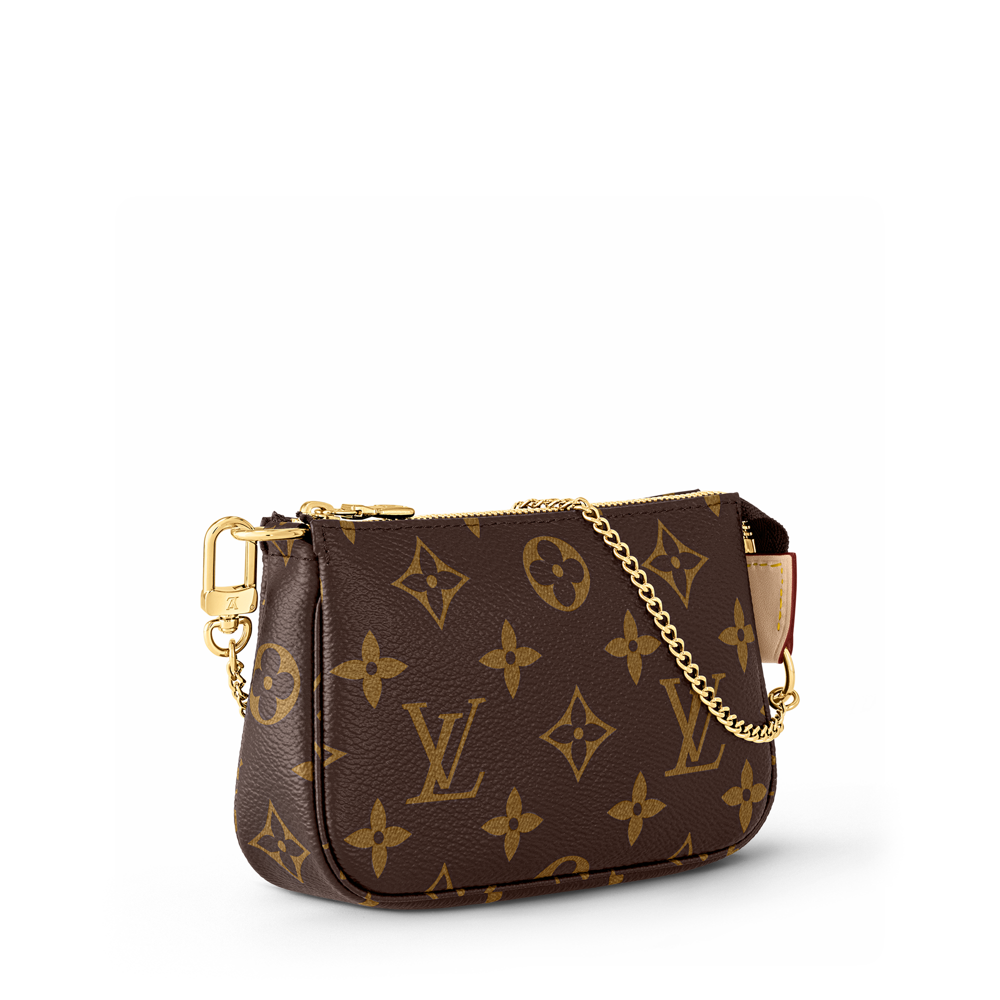 thumbnail image 2 of Gold Oval Chain Strap – For Pochette, Eva Mini, Favorite, Crossbody Bags – Dressupyourpurse 2 of 5