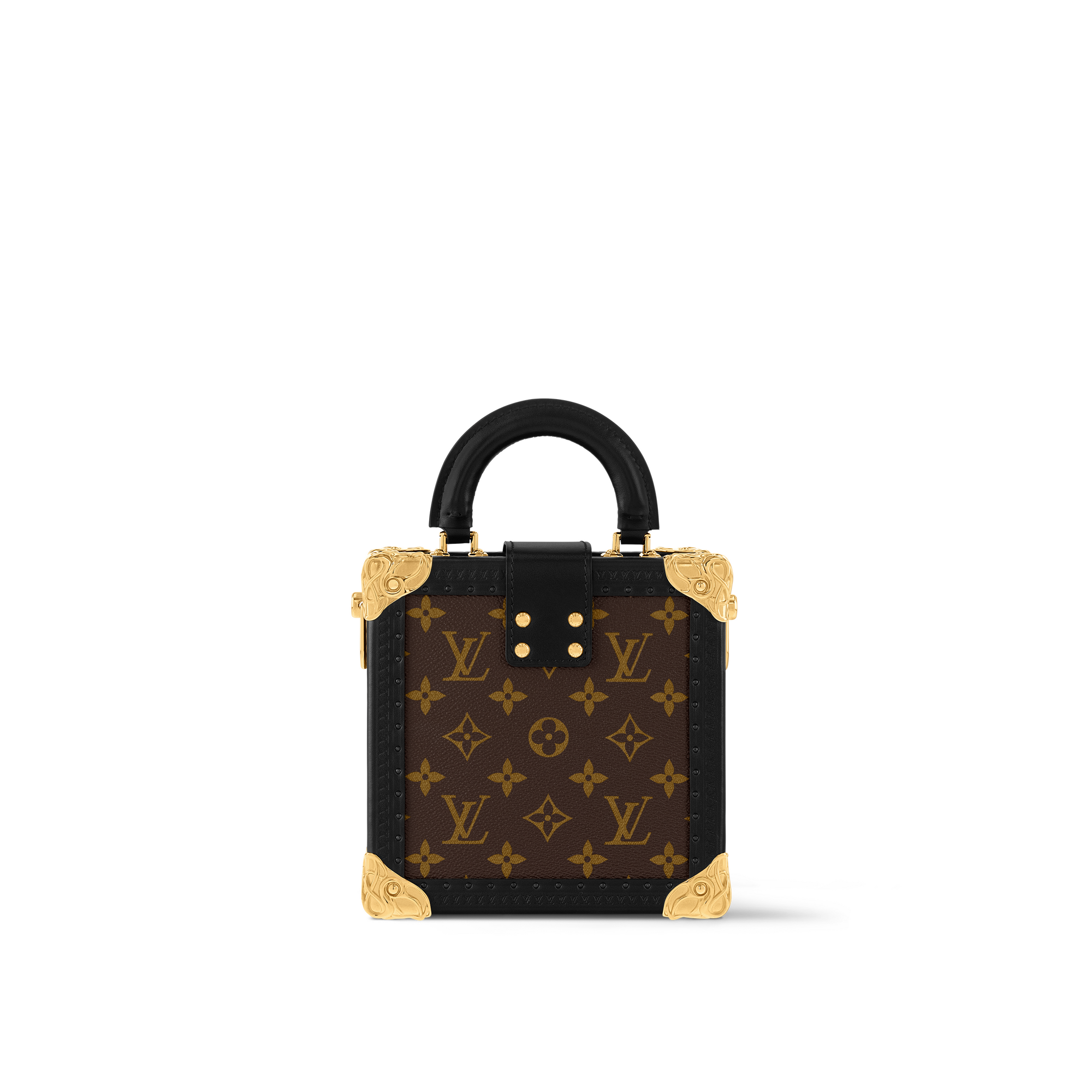 Mini Square Trunk Acanto Monogram Macassar in Les Extraordinaires