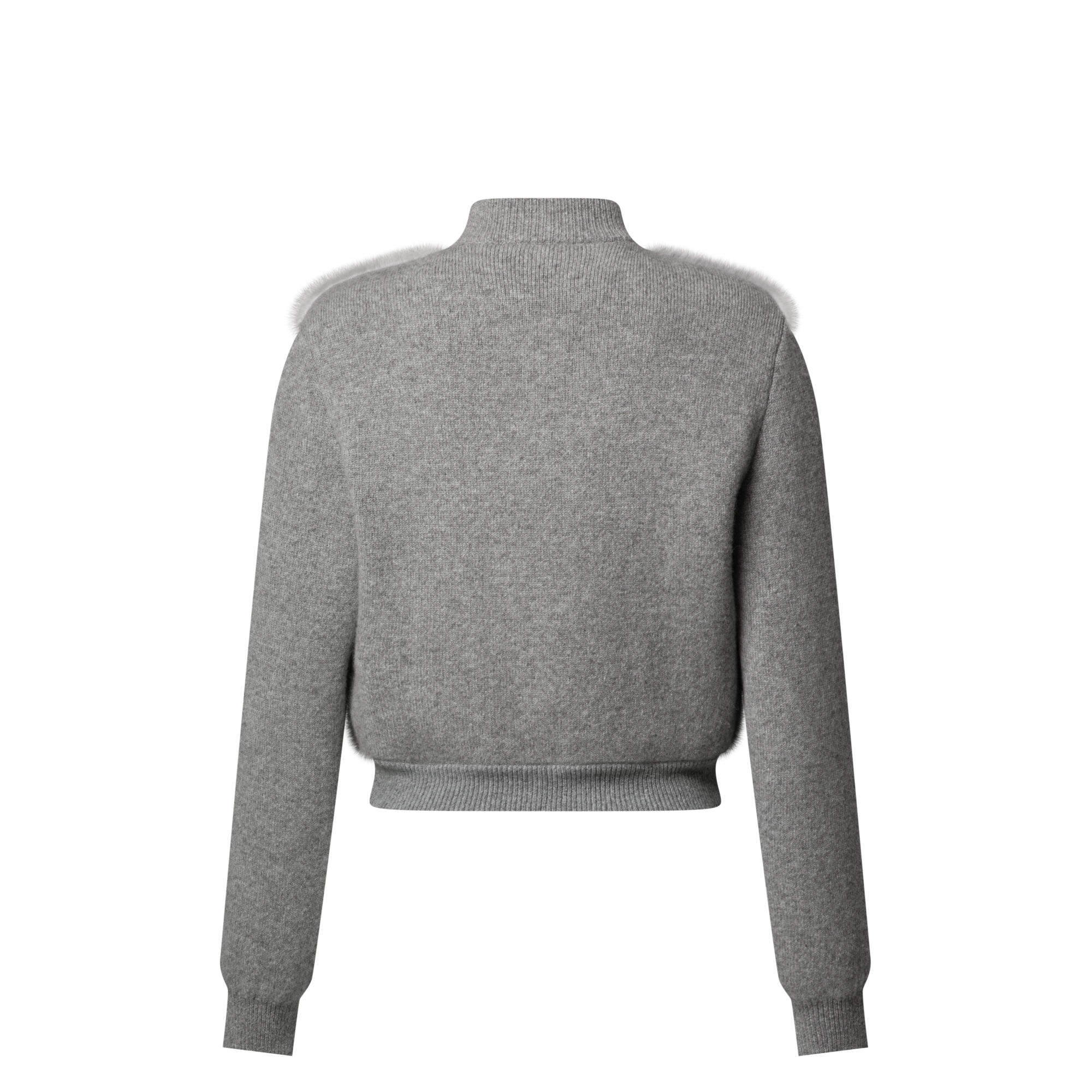 Mink Bomber Jacket W/ Knit  in Women