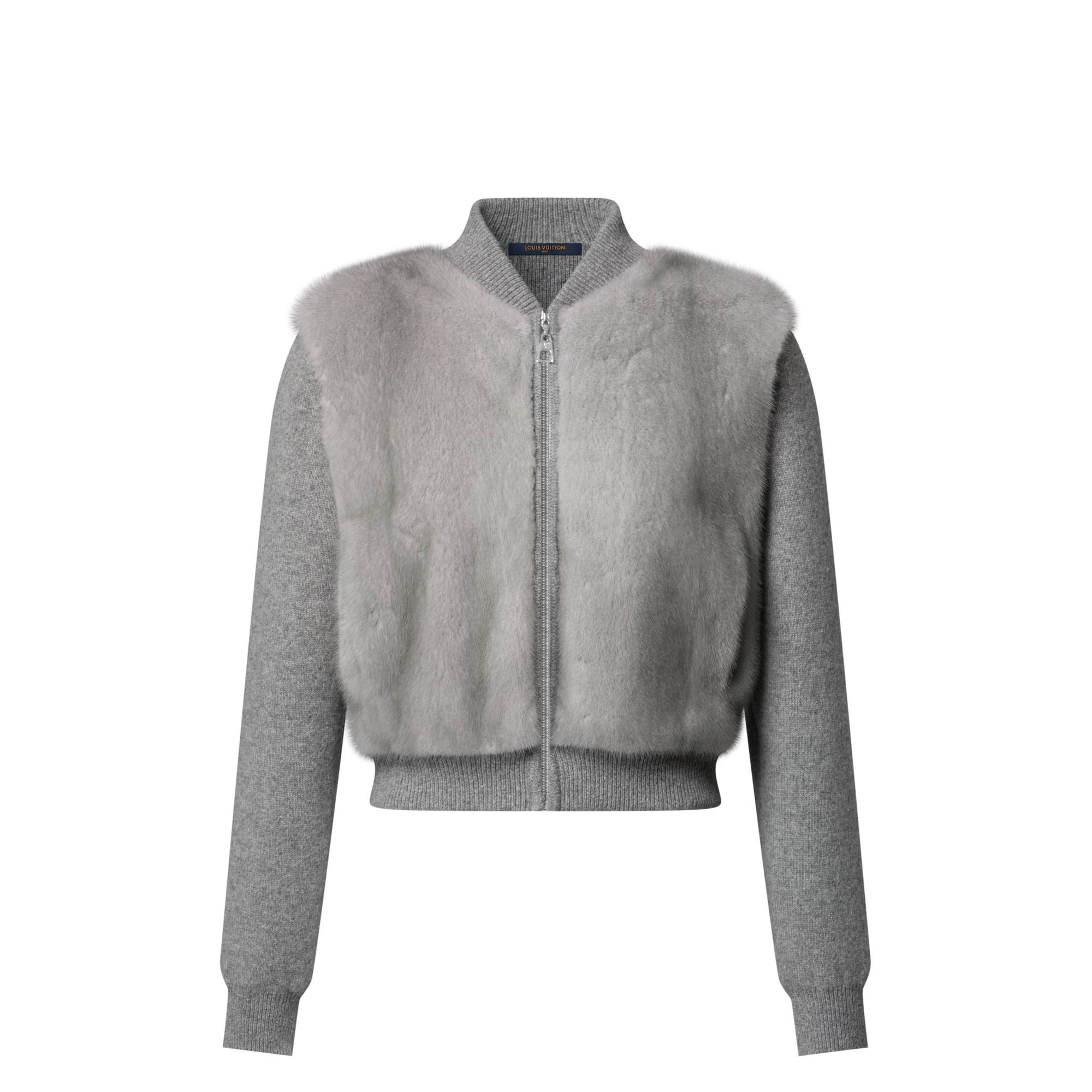Mink Bomber Jacket W/ Knit  in Women