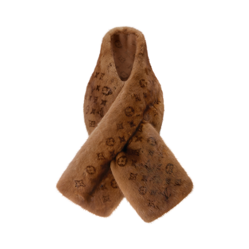 Mink Monogram Scarf . in Women's Accessories Scarves collections by Louis Vuitton (Product zoom)
