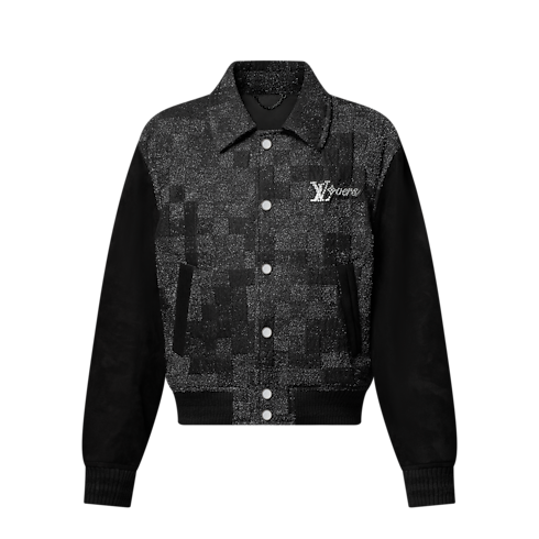 Mix Leather Varsity Blouson in Men's Ready-to-Wear Outerwear and Coats collections by Louis Vuitton (Product zoom)