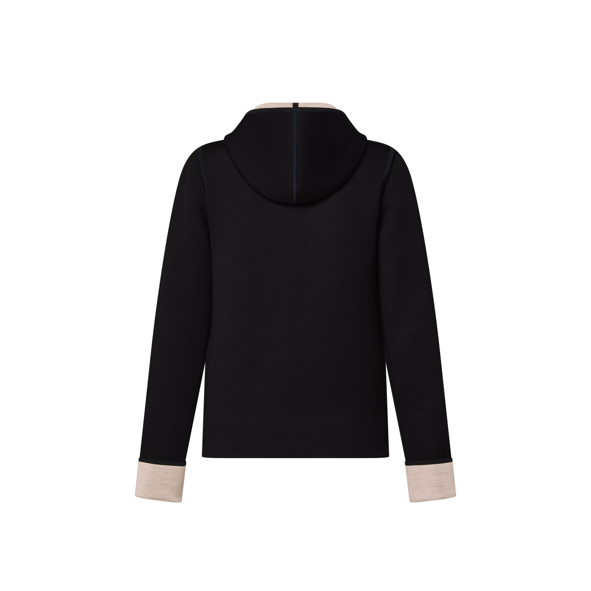Monogram Accent Zip-Up Hoodie  in Women