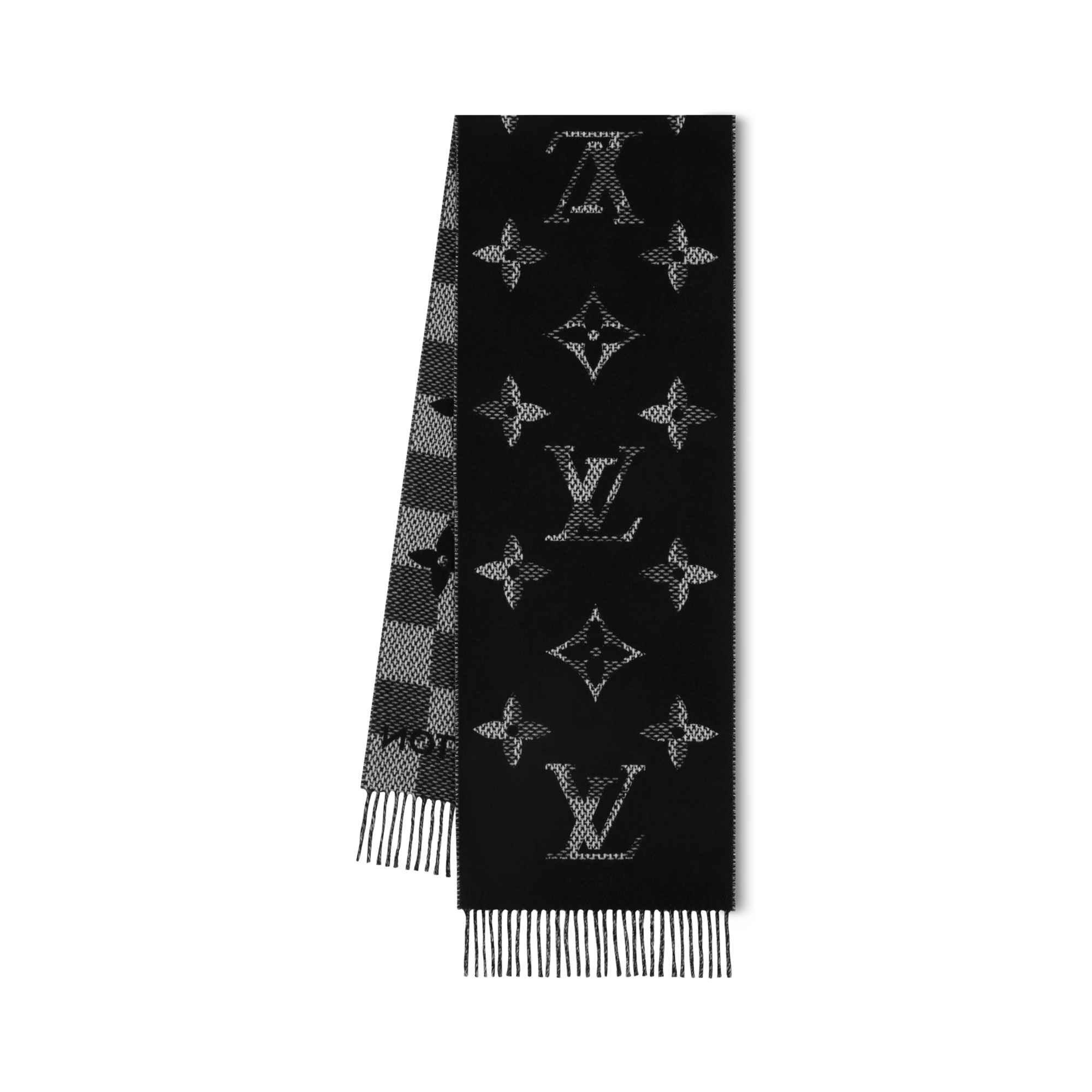 Monogram Check Scarf . in Men